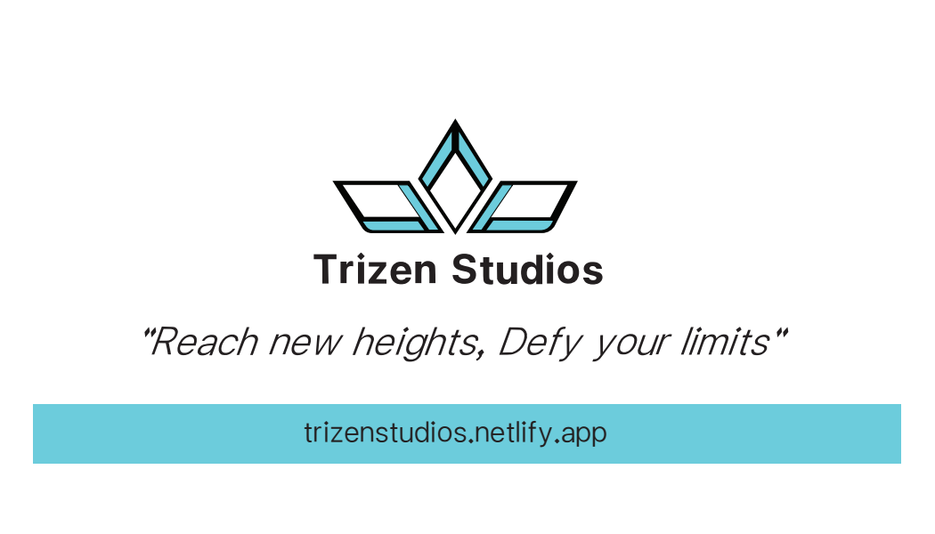 Trizen Studios Business Card Back